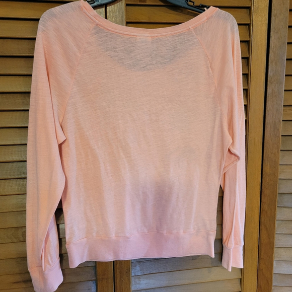 Victoria's Secret XS Pink Long Sleeve Tee - Picture 5 of 5